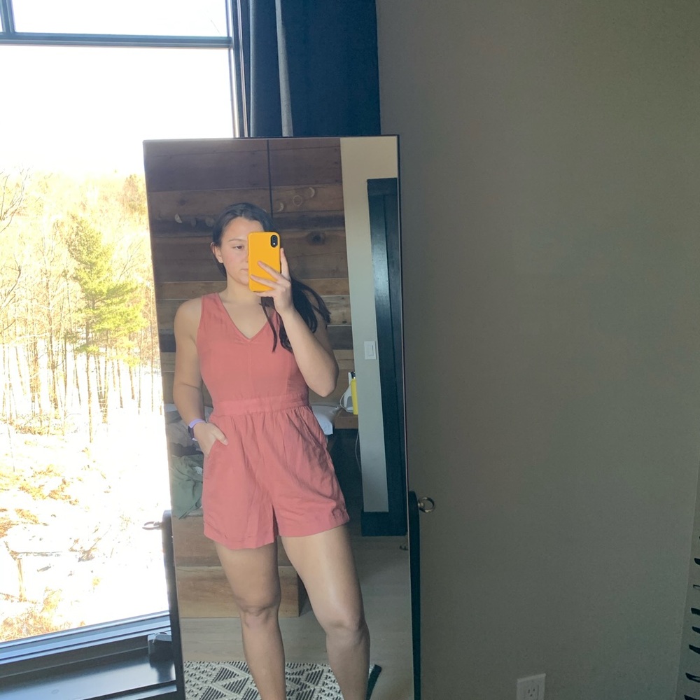 American eagle linen romper